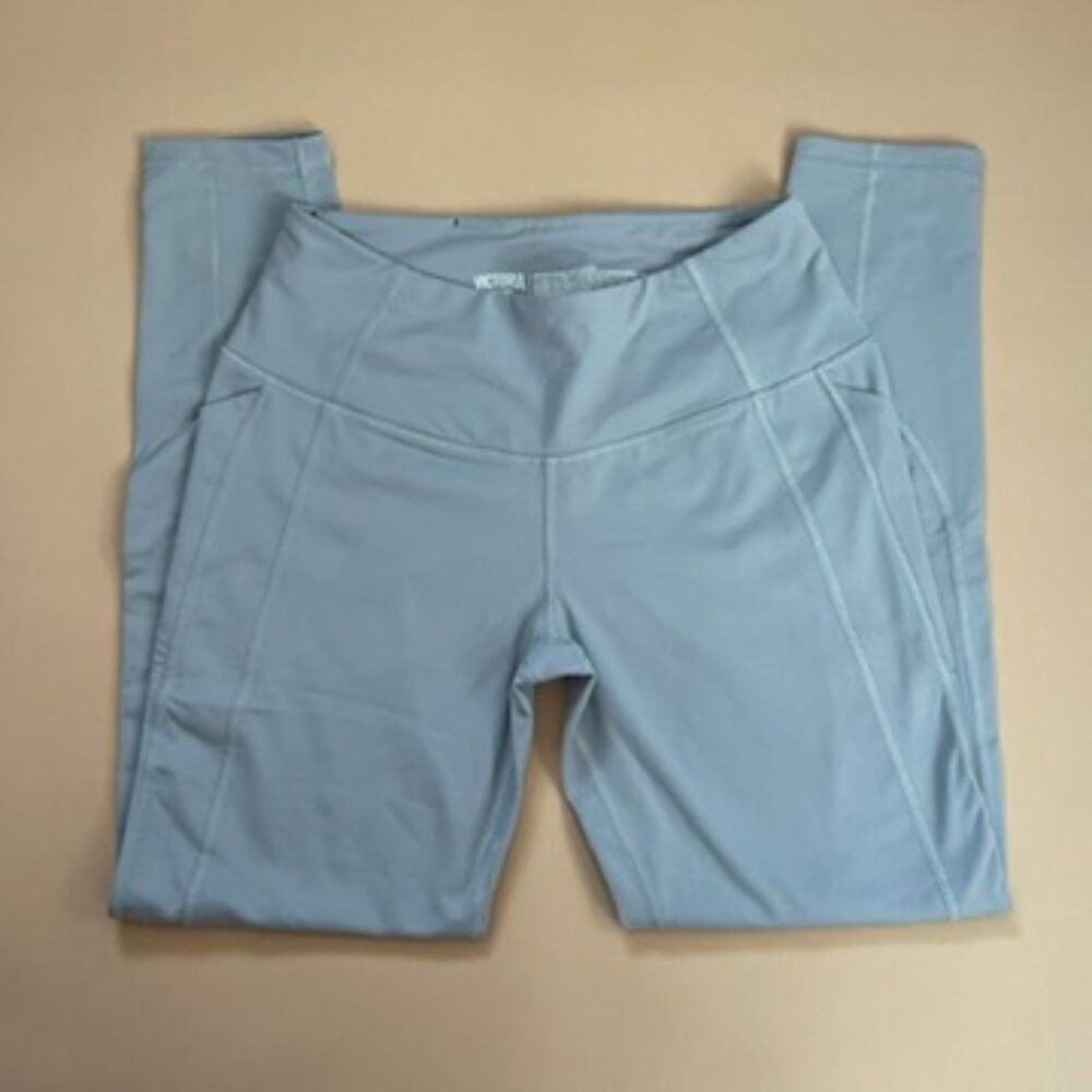 Victoria's Secret Sport Knockout Gray Leggings Pockets Drawstring XS Short